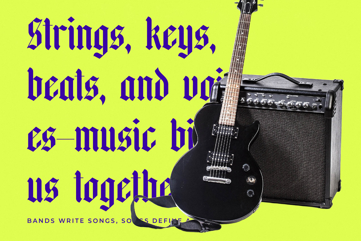 Midnights Kings Blackletter Serif, a Blackletter Font by timelesstype.co (Photo 10 of 20)