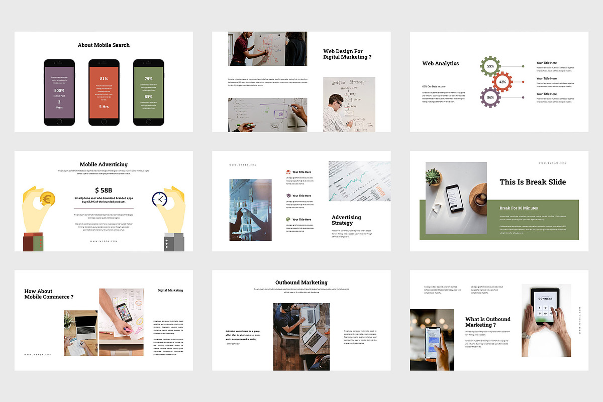 Curam : Digital Kit Powerpoint, a Presentation Template by Punkl Camp (Photo 4 of 9)