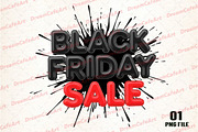 Black Friday Sale PNG, an Illustration by DreamCafeArt (Thumbnail 1 of 4)