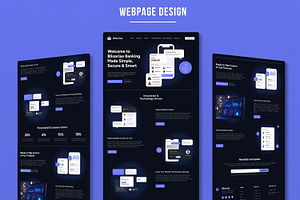 Digital Banking Over Traditional, an UI Kit Template by MightyDesign