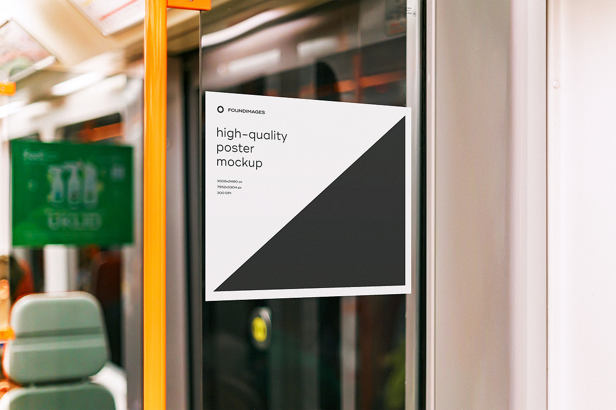 Subway Poster Mockup Bundle Metro, an Advertising Mockup by FoundImages (Photo 41 of 61)