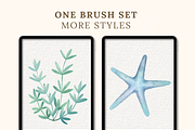 SMOOTH WATERCOLOR PROCREATE BRUSHES, a Brush Add-On by BeeRubby (Thumbnail 6 of 9)