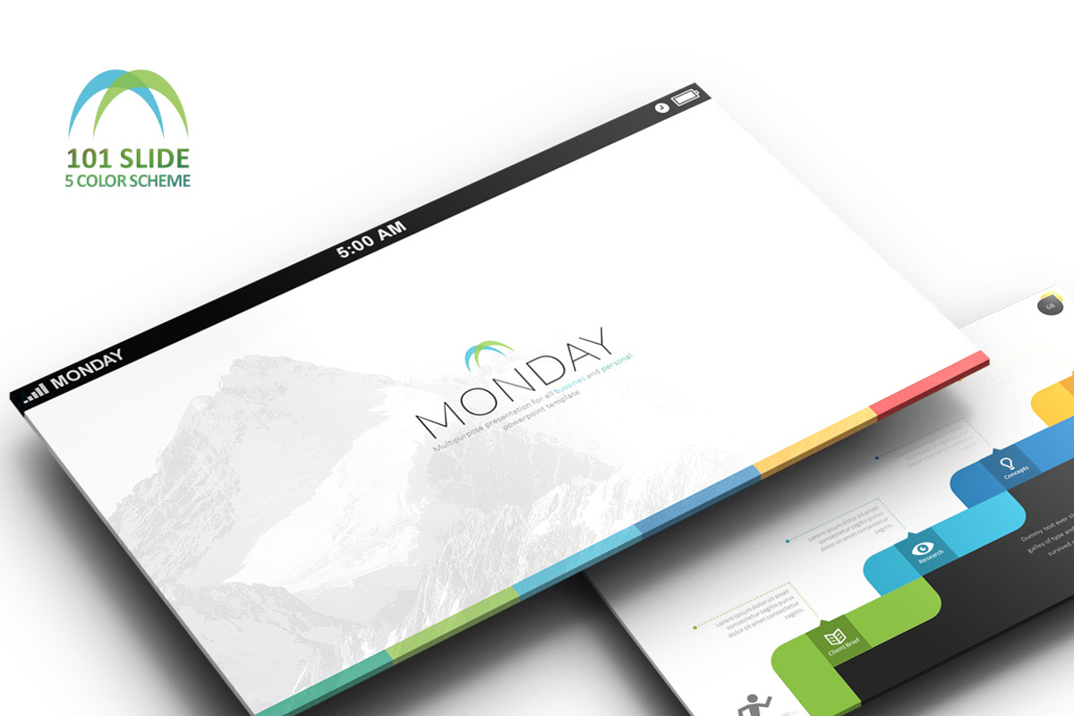 Monday Business Powerpoint, a Presentation Template by Dedijuniadi (Photo 1 of 6)