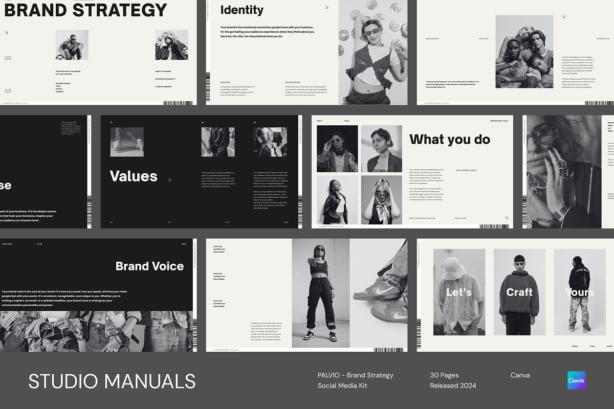 PALVIO - Brand Strategy Social Media, a Social Media Template by Studio Manuals (Photo 2 of 8)