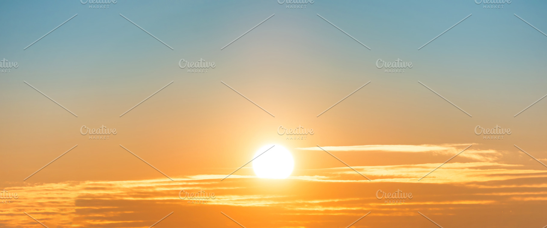 Panoramic sunset sky, a Nature Photo by Vapi