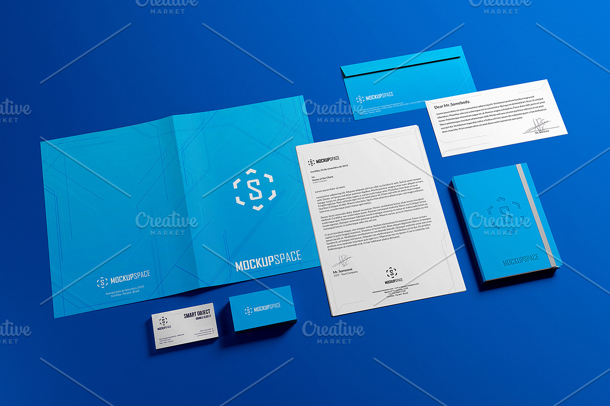 Elegant Stationery Brand Mock-Up, a Books & Magazine Mockup by MockupSpace (Photo 12 of 15)