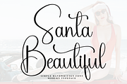 Santa Beautiful, a Handwritten Font by FreshTypeINK (Thumbnail 1 of 8)