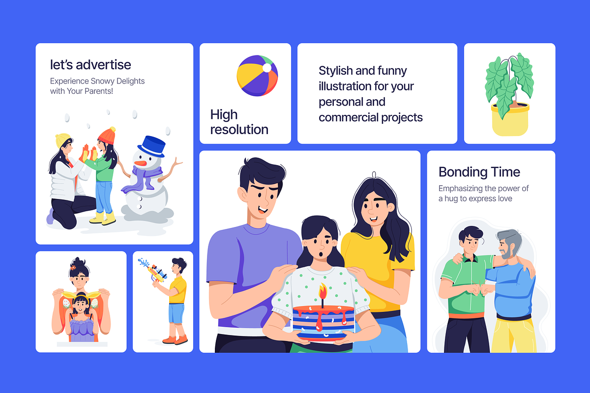 Families and Parents Day, a Person Illustration by Prosymbols (Photo 6 of 10)