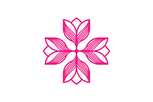 Roses Flower Emblem Line Art Logo, a Branding & Logo Template by Buqancreative