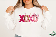 Valentine XOXO Faux Yarn PNG, an Illustration by Craft Nest (Thumbnail 2 of 4)