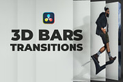3D Bars Transitions DaVinci Resolve, a Templates & Theme by iamkoltunov (Thumbnail 1 of 3)