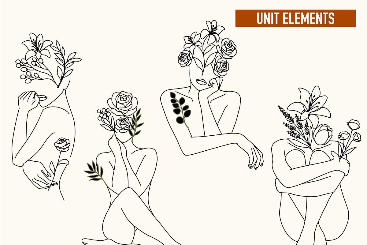 Boho Floral Collection, a Decorative Illustration by Adora ARTS (Photo 4 of 12)