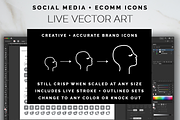 Online Presence Icon Set, a Solid Icon by Bdemm Studio (Thumbnail 4 of 6)