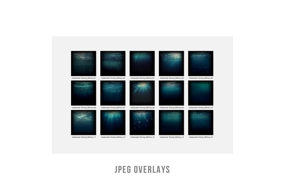 Underwater Effect Photo Overlays PNG, a Layer Style Add-On by Walllow Creatives (Photo 5 of 6)
