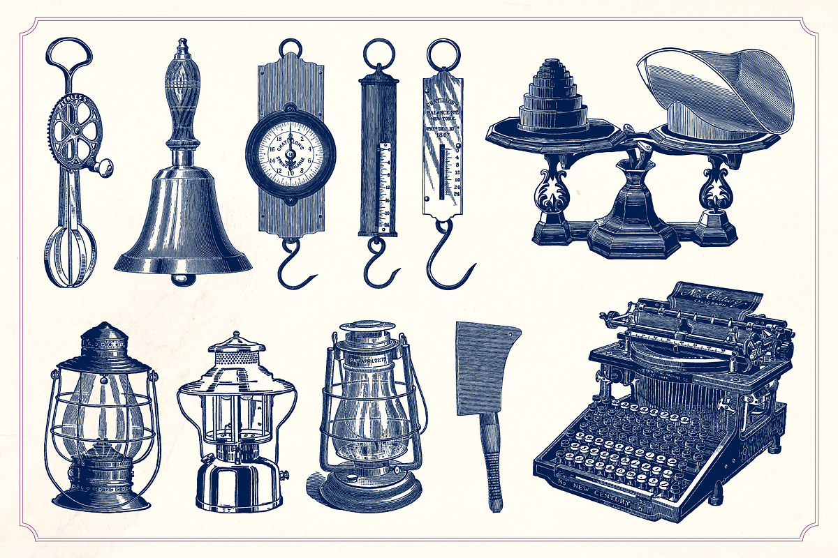 Vintage Household Goods, an Object Illustration by Mr Vintage (Photo 7 of 9)