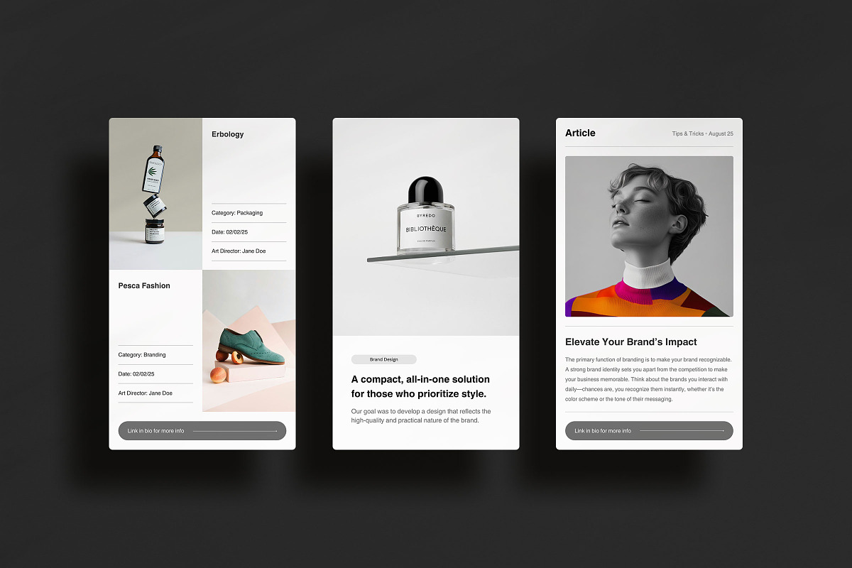 Studio Hall Social Media Kit, a Social Media Template by Ruben Stom (Photo 3 of 20)
