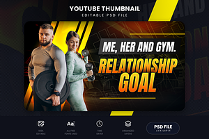 Fitness Youtube Thumbnails