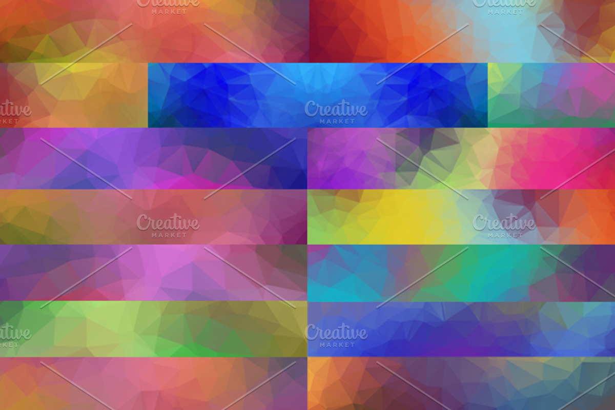 Low Poly Geometric Backgrounds (15), a Pattern Graphic by Pulp Creative Studios (Photo 3 of 6)