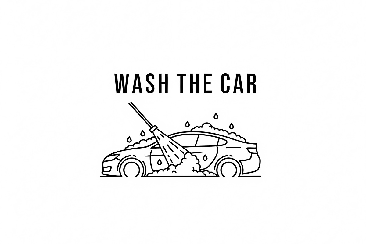 Wash The Car, a Branding & Logo Template by Logocreative (Photo 2 of 2)
