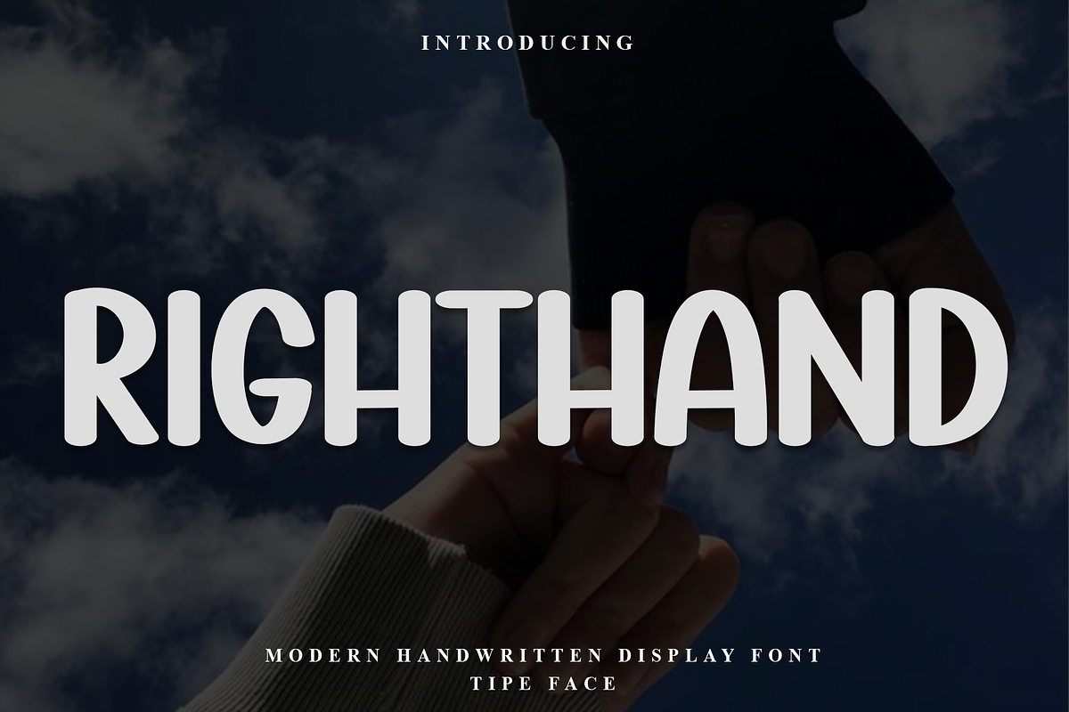 Righthand, a Script Font by InermediaSTUDIO (Photo 1 of 8)