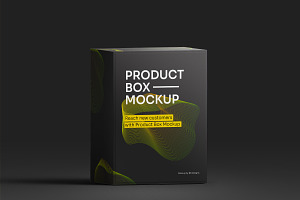 Product Box Mockup Software Box