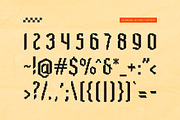 Brexamo - Pixelated Condensed Sans, a Sans Serif Font by Typia Nesia (Thumbnail 3 of 16)