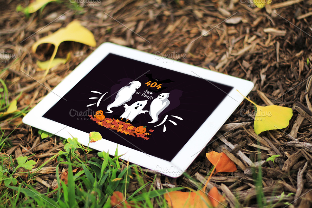 Halloween 404 Error Page, a Landing Page Template by land art (Photo 3 of 5)