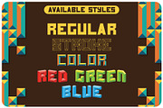 Ice Cube Color Font, a Font by VozzyStock (Thumbnail 4 of 8)