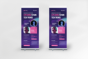 Conference Seminar Roll Up Banner, a Print Template by Annora Studio (Thumbnail 3 of 5)