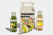 Takeaway Juice Bottle Mockup, a Packaging Mockup by Permadi Creative (Thumbnail 4 of 5)