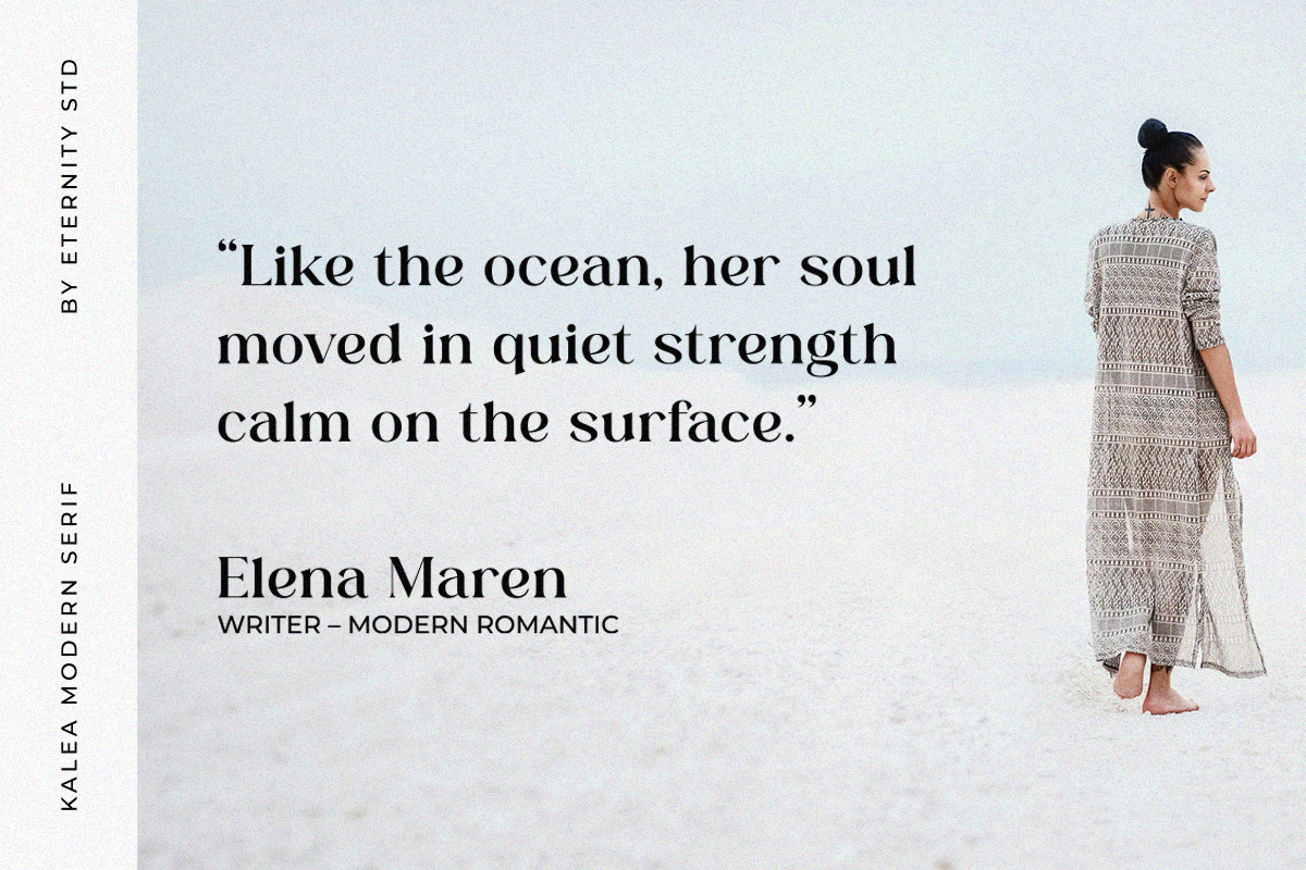 ET Kalea – Modern Elegance Serif, a Serif Font by Eternity Studio (Photo 2 of 10)