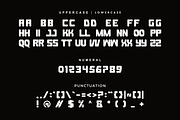 Mosaxe - Techno Round Font, a Sans Serif Font by Iqsiart Studio (Thumbnail 6 of 7)