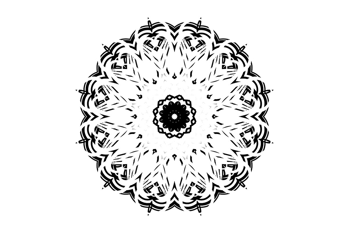Elegant Mandala Line Art Collection, a Decorative Illustration by NJ Himel (Photo 6 of 101)
