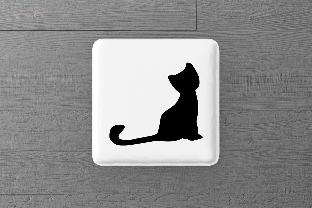 Cat Silhouette, an Animal Illustration by newminddesign (Photo 3 of 3)