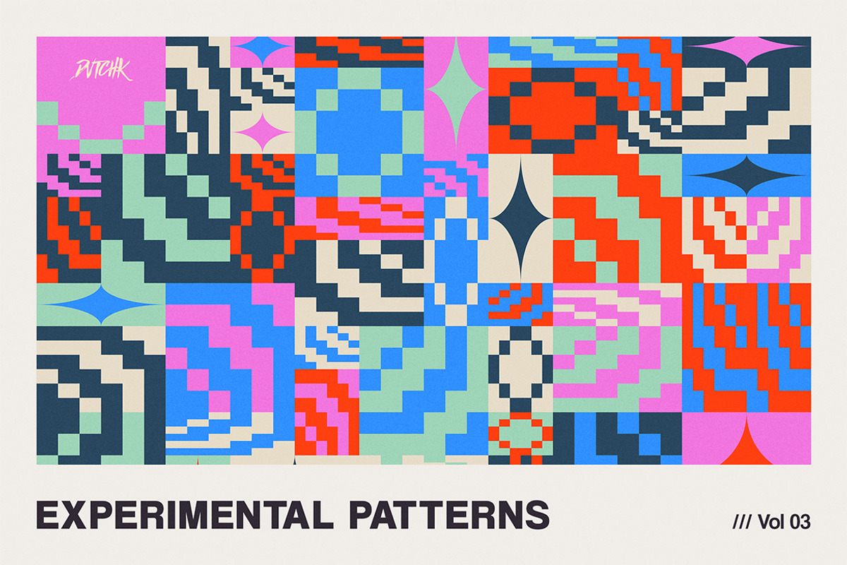 Experimental Geometric Patterns V03, a Pattern Graphic by dvtchk (Photo 3 of 5)