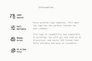 Focus - Premium Logo Template, a Branding & Logo Template by Minimalist Logos (Thumbnail 2 of 7)