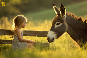 Young girl with a whimsical spirit, a Photo by Pavel_design