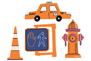 New York clipart SVG Manhattan Set, an Object Illustration by TanchaArt (Thumbnail 3 of 7)
