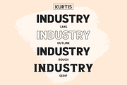 Kurtis Family, a Sans Serif Font by Larin Type Co. (Thumbnail 7 of 9)