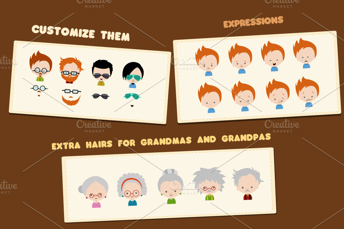 Character Design Kit, a Person Illustration by pinipin (Photo 2 of 2)