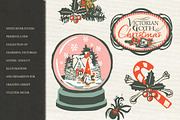 Victorian Goth Christmas Linocuts, a Decorative Illustration by WhiteRiverStudio (Thumbnail 7 of 10)