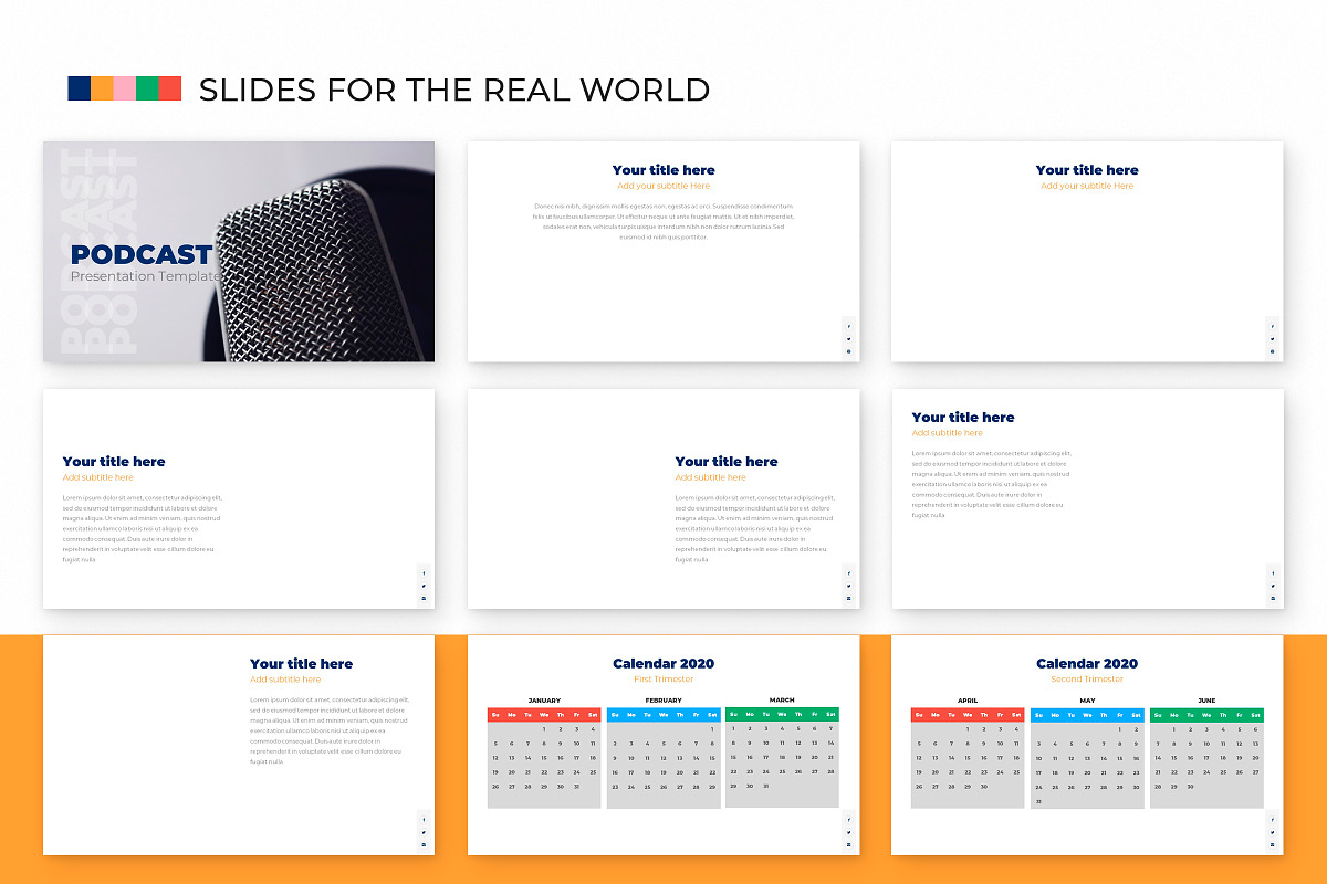 Podcast Powerpoint Template, a Presentation Template by Zacomic Studios (Photo 9 of 12)