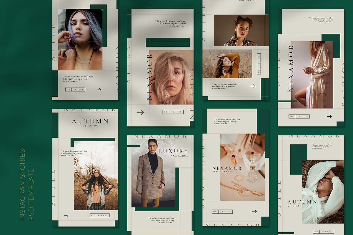 Nexamor - Instagram Stories & Post, a Social Media Template by Creatchees.std (Photo 2 of 6)
