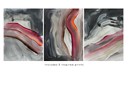 PINK AND GREY ABSTRACT ART, an Illustration by identity.ART (Thumbnail 3 of 6)