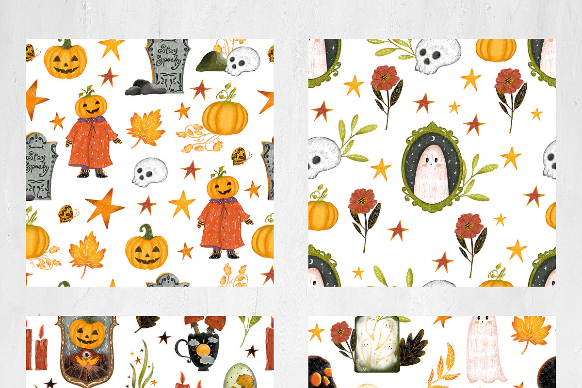 Stay spooky Halloween illustration, a Seasonal Illustration by Yelloo Fish (Photo 8 of 10)