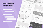 Radio Station Wireframe Website, a Wireframe Template by INSPR STD (Thumbnail 2 of 6)