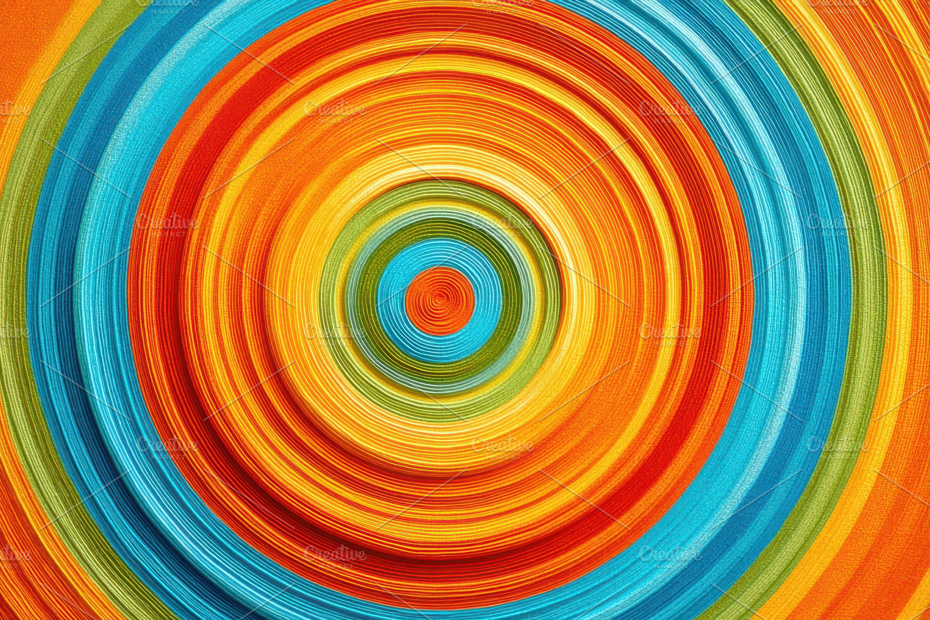 Glowing concentric light rings, a Background Photo by AlyaAnd