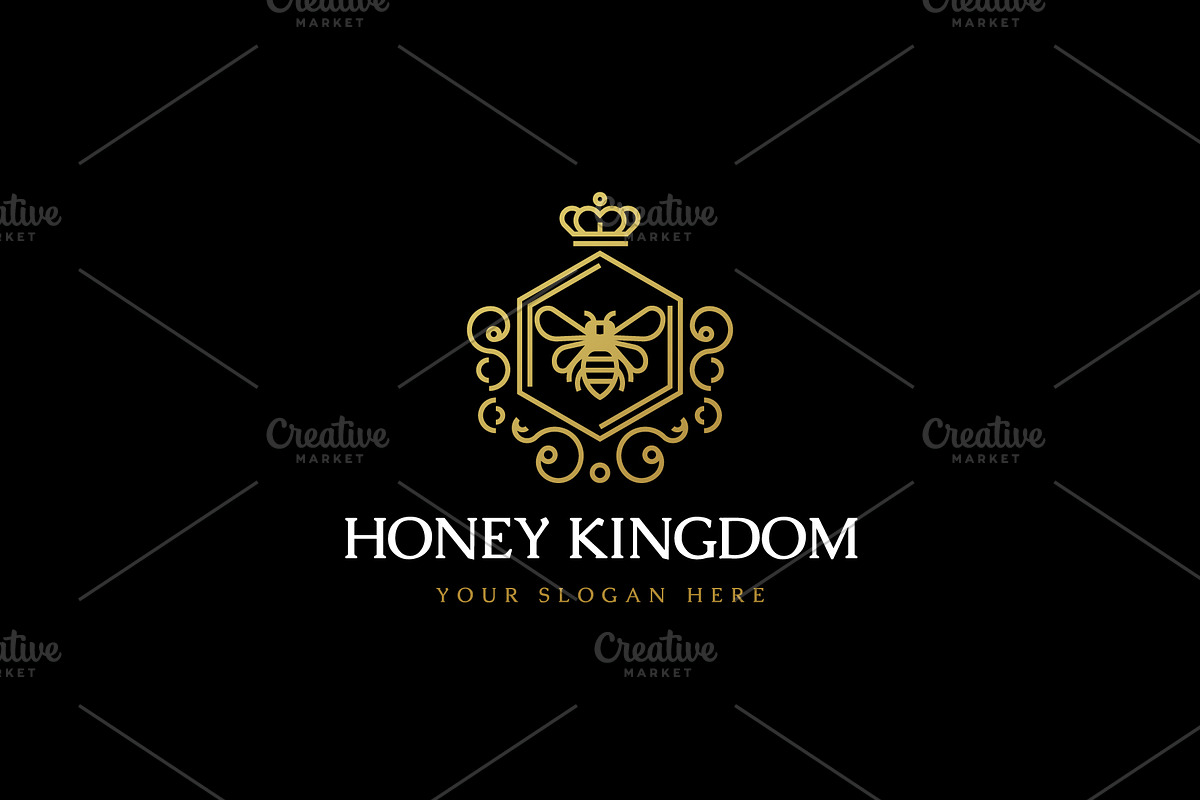 Honey Kingdom Logo, a Branding & Logo Template by Pixes (Photo 3 of 4)