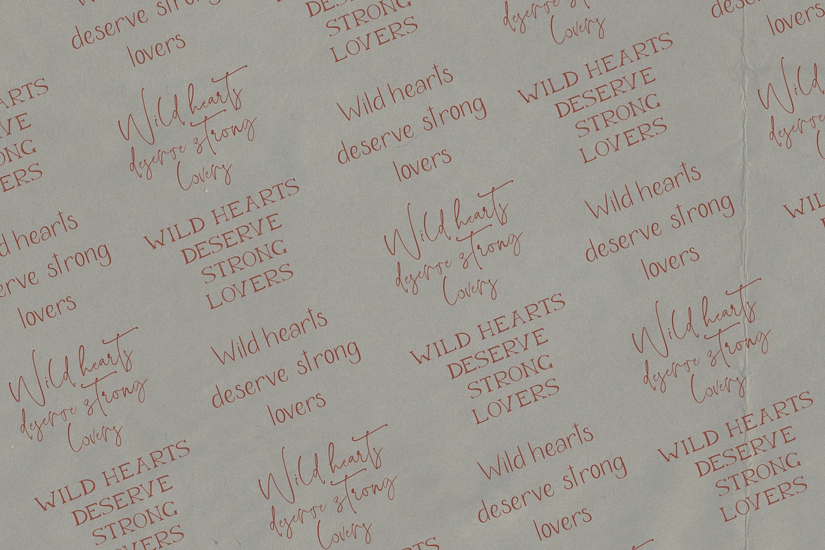 Boho Signature Handwritten Font Trio preview 8