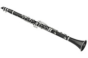 Clarinet musical instrument, set, an Object Graphic by ARTYuSTUDIO (Thumbnail 3 of 10)